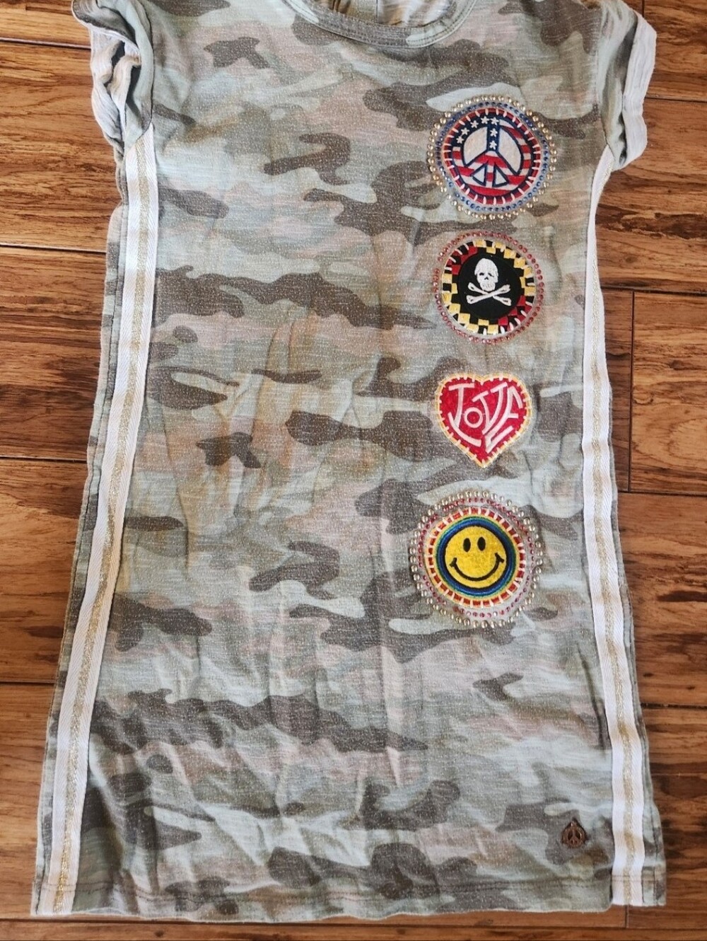 Butter Super Soft, Girls straight Camouflage print T-shirt dress size 5t girls